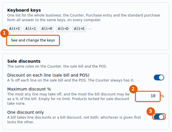 Keyboard keys aur Sale discounts: Maximum discount 10%, One discount only